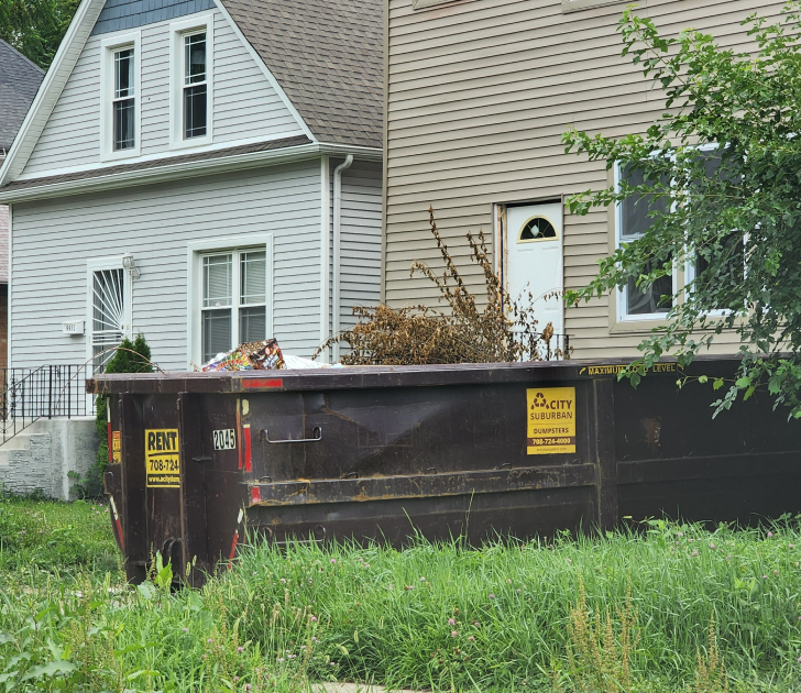 6-yard dumpster